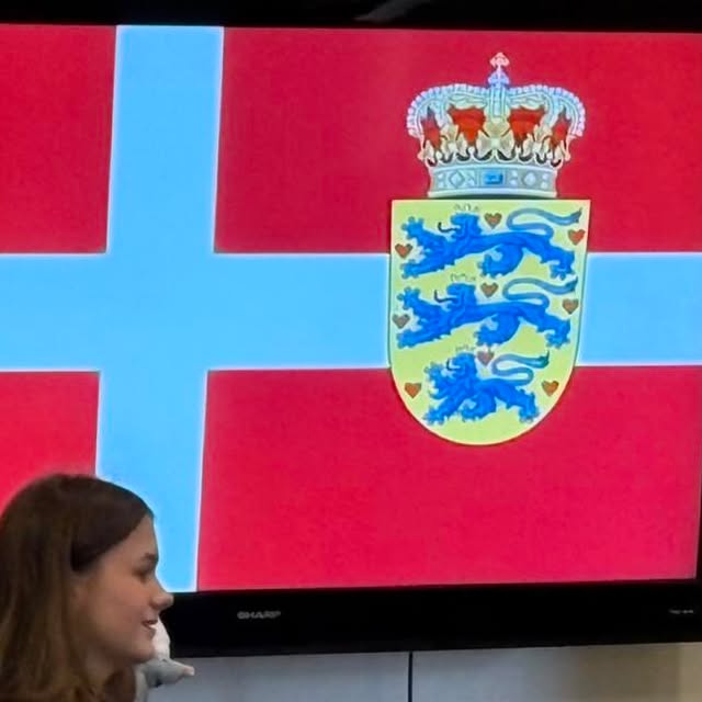 International connections — learning about Denmark at our weekly meeting